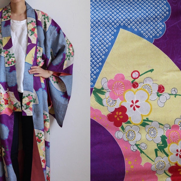 kimono, Japanese fabric, Ume, kimono display /460