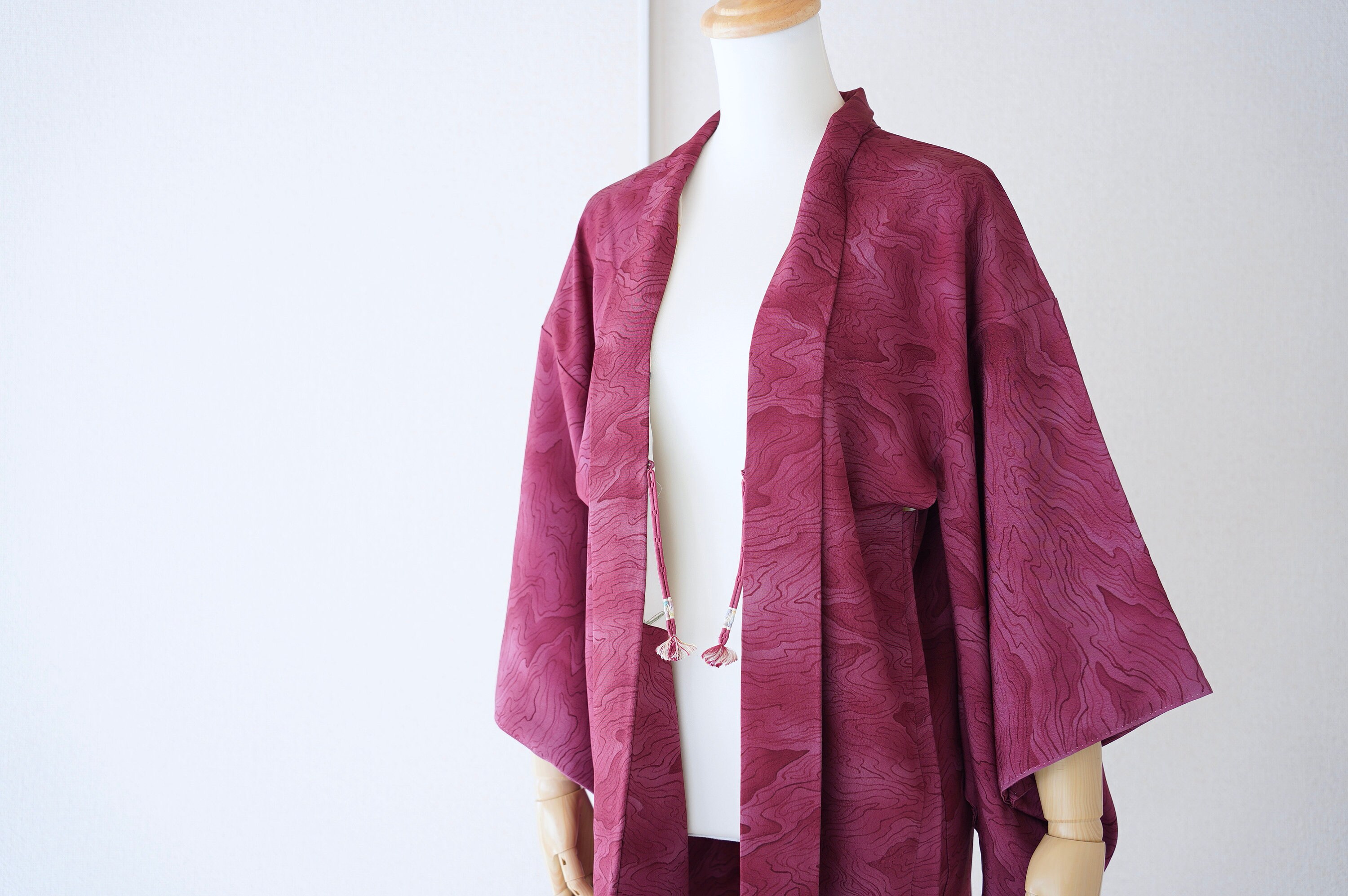 Silk haori purple kimono abstract haori Gorgeous kimono | Etsy