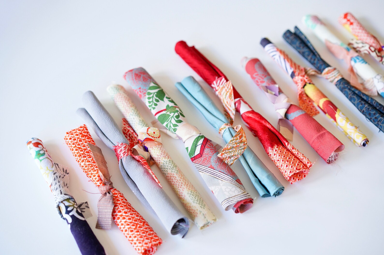 Japanese fabric set kimono fabric remnant fabric scraps Etsy