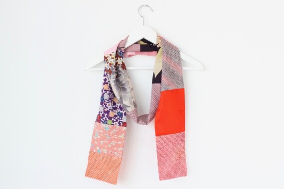 red scarf belt