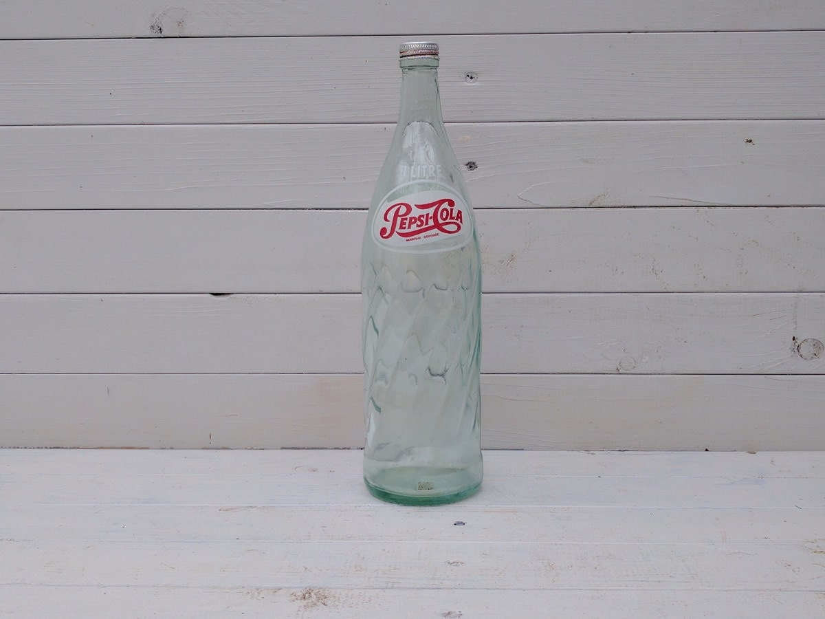 Borraccia Bottiglia 1 Litro Coca Cola Vintage Anni 90 Spugna Plastica  France