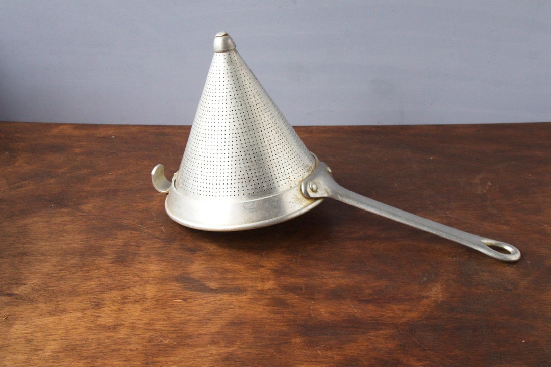 Vintage French Conical Strainer Jelly Seive Etsy