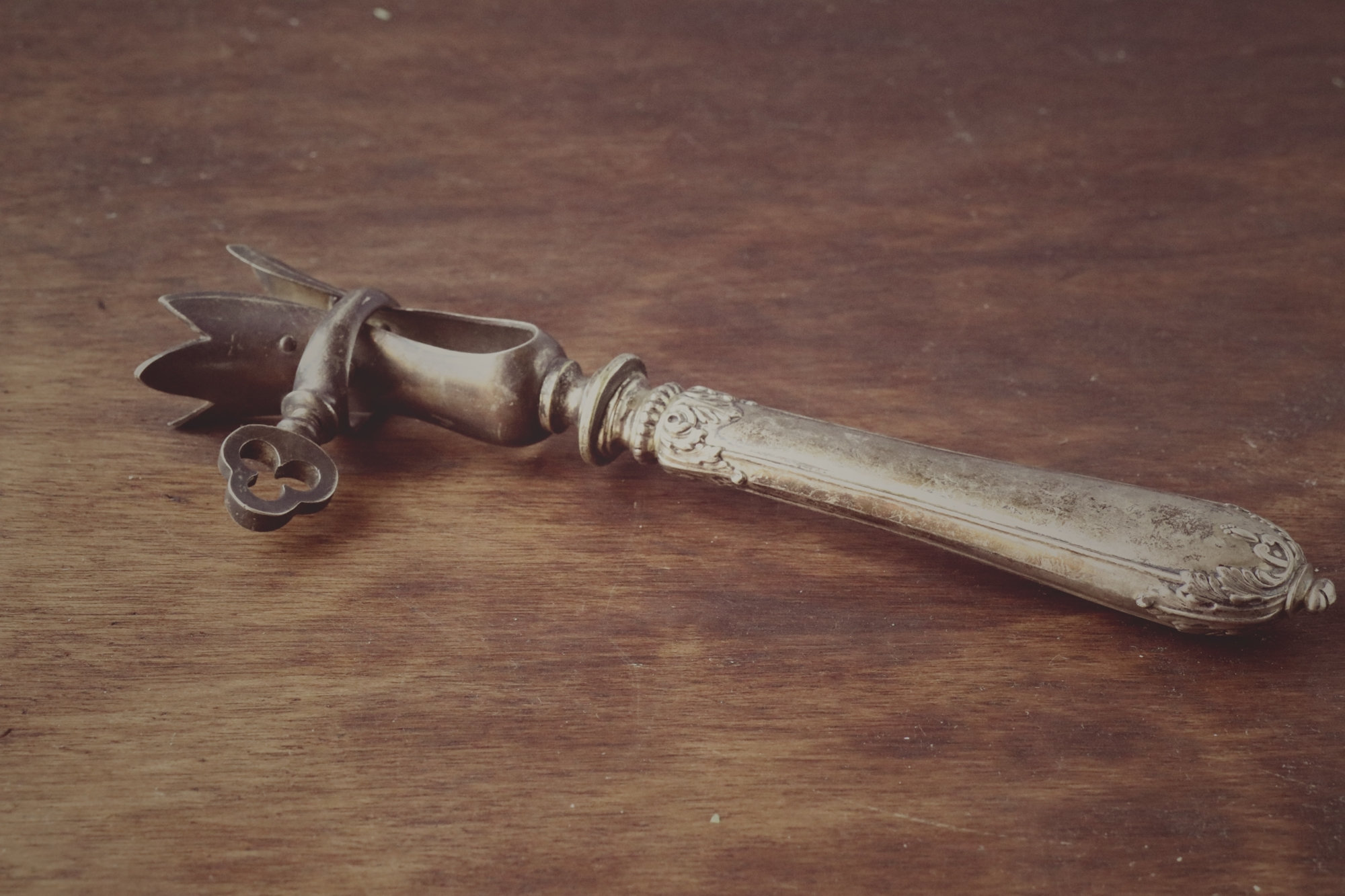 Poignée de Sculpture Pour Gig d'agneau/Manche A Gigot, Français Vintage