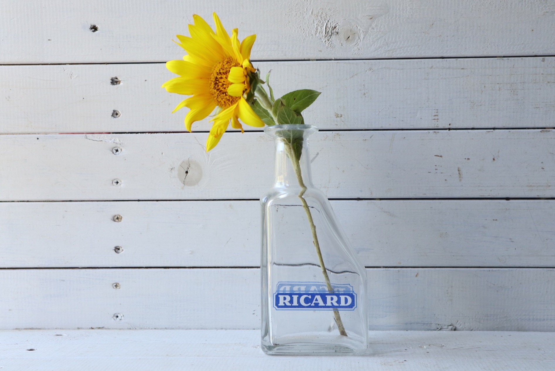 Ricard Anisette Pastis Aperitif Marque Carafe d'eau/Pichet, Original Vintage Français Bistro Barware