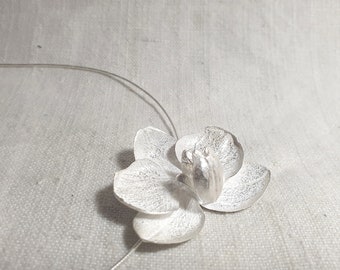 Botanical pendant - orchid