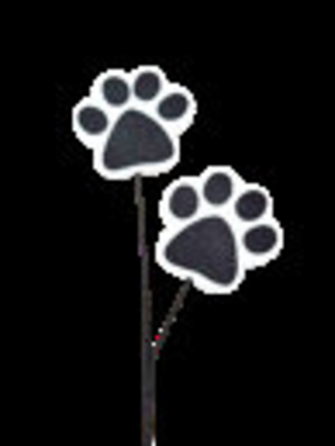 18 Dog Paw Spray Black and White Etsy