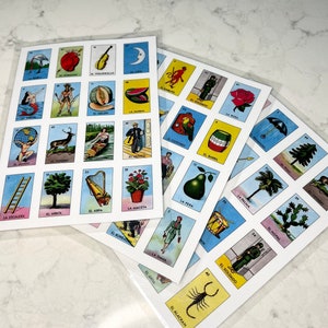 Loteria Cards, Digital Loteria Cards, Loteria, Custom Loteria Cards