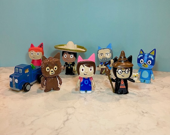 Custom creative Tonies collection showing variety of character-inspired figurines for children