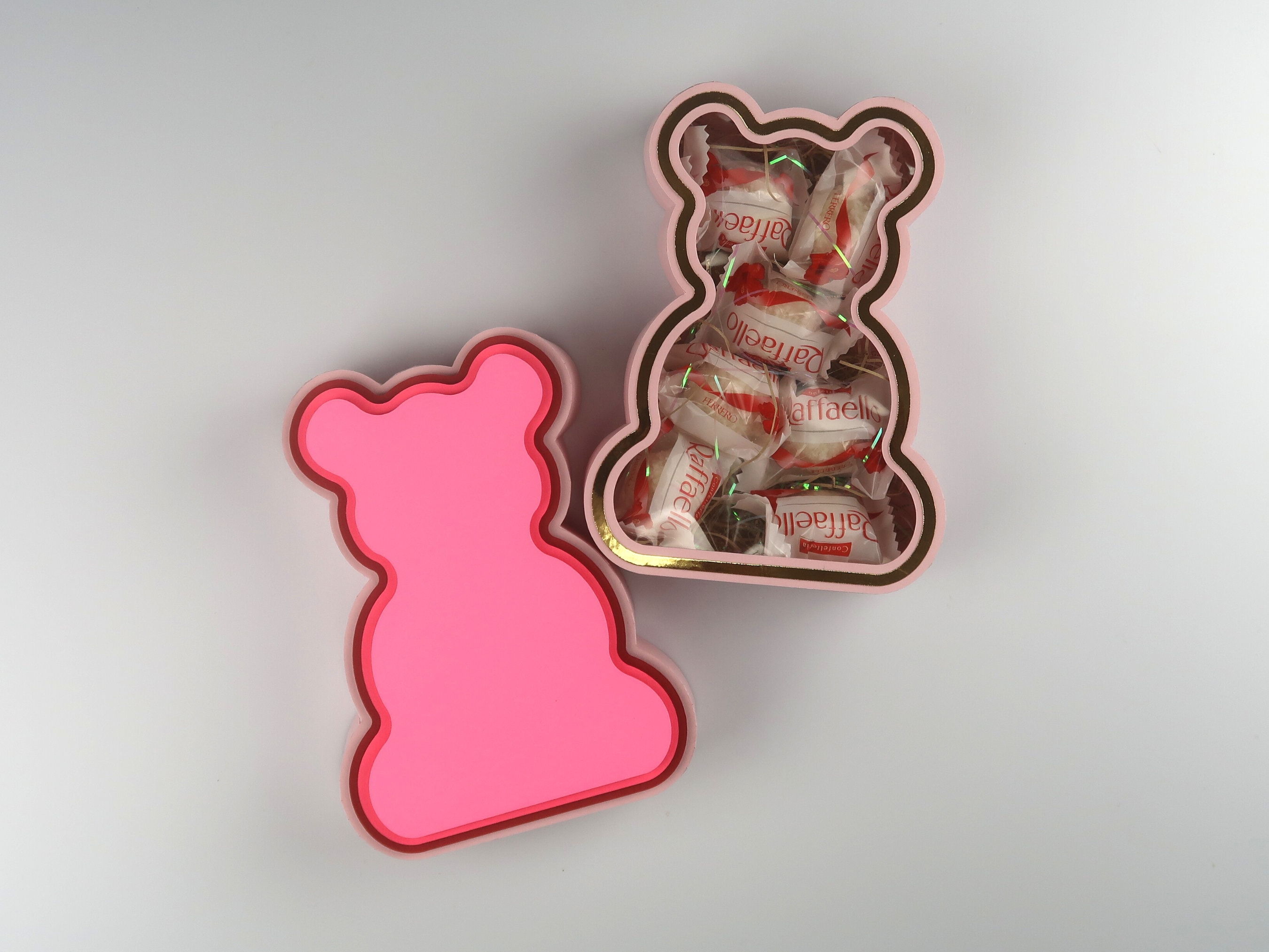 SVG Bear Treat Box, Teddy Bear Box, Valentine Gift Box