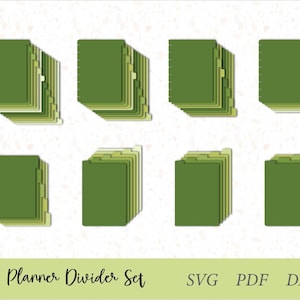 A5 Disc Bound Planner Divider, Happy Planner Divider Set, Top Tabs and Side Tabs