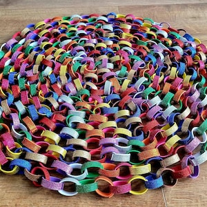 Multicoloured Garland/&quot;Paper Chain&quot;/Multicolour Chain/Rainbow Garland/Christmas Chain Garland/Christmas Tree Ornaments/Christmas Decor