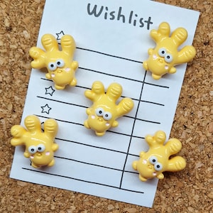 Ginger Push Pins × 5/Cork Board Push Pins/Thumb Tacks/Vegetable Push Pins/Pins for Board