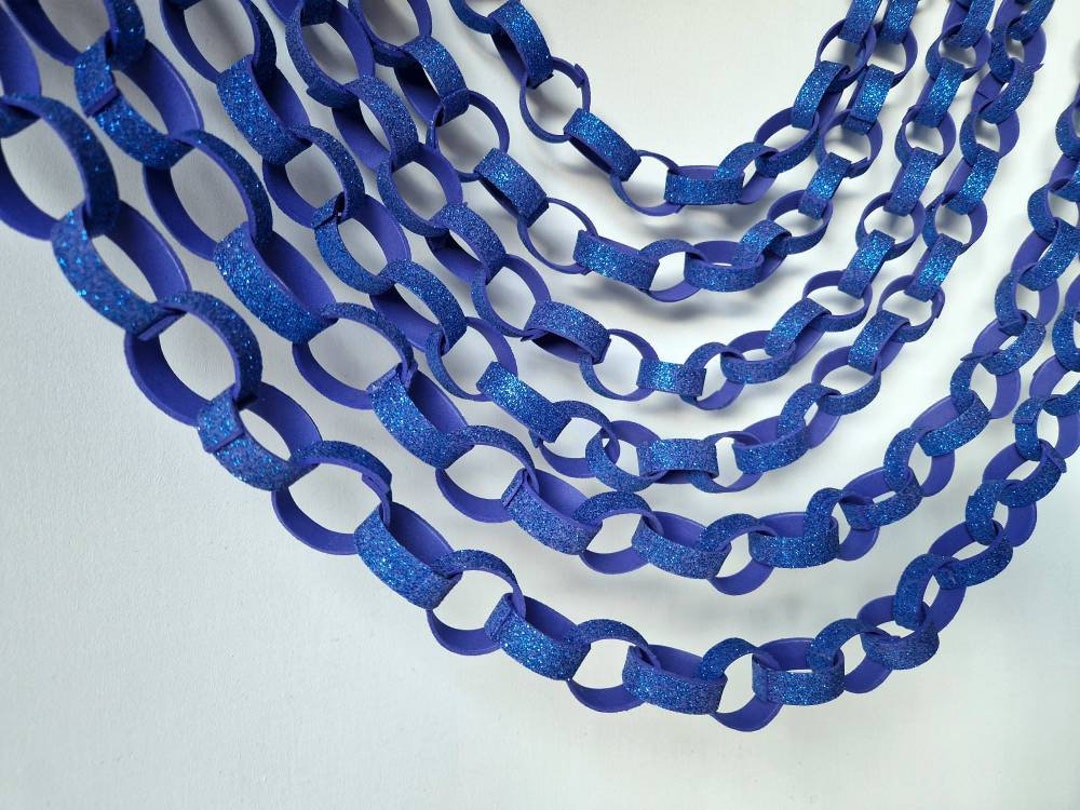 Paper Chain Blueberry Dark Blue