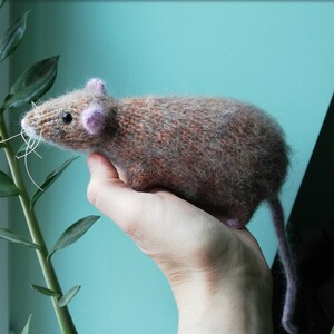 Knitted Rat toy * Custom Realistic Toy Rat * Rat replica