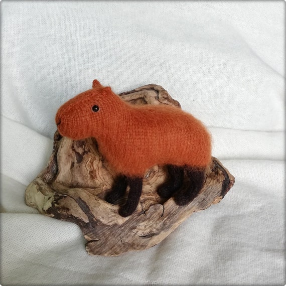 Gestricktes realistisches Capybara Spielzeug Exklusives