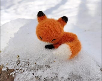 Knitted Fox Toy | Unique Gift for the Little Prince Fox Lovers - Etsy