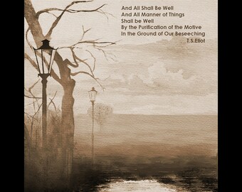 Ts eliot quote | Etsy