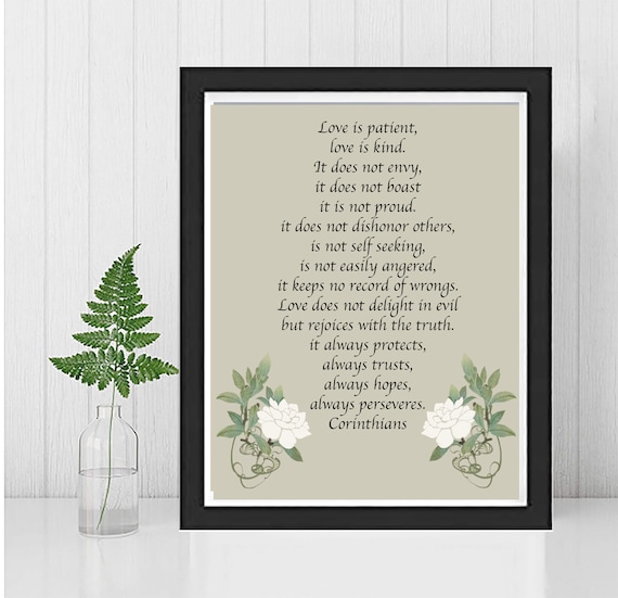 Tanmart Stampa Artistica Da Parete Con Dedica Biblica, Poster Di