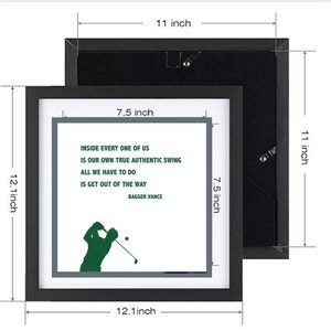 GOLF BAGGER VANCE Quote Print- Our One Authentic Swing- Framed With Mat ...