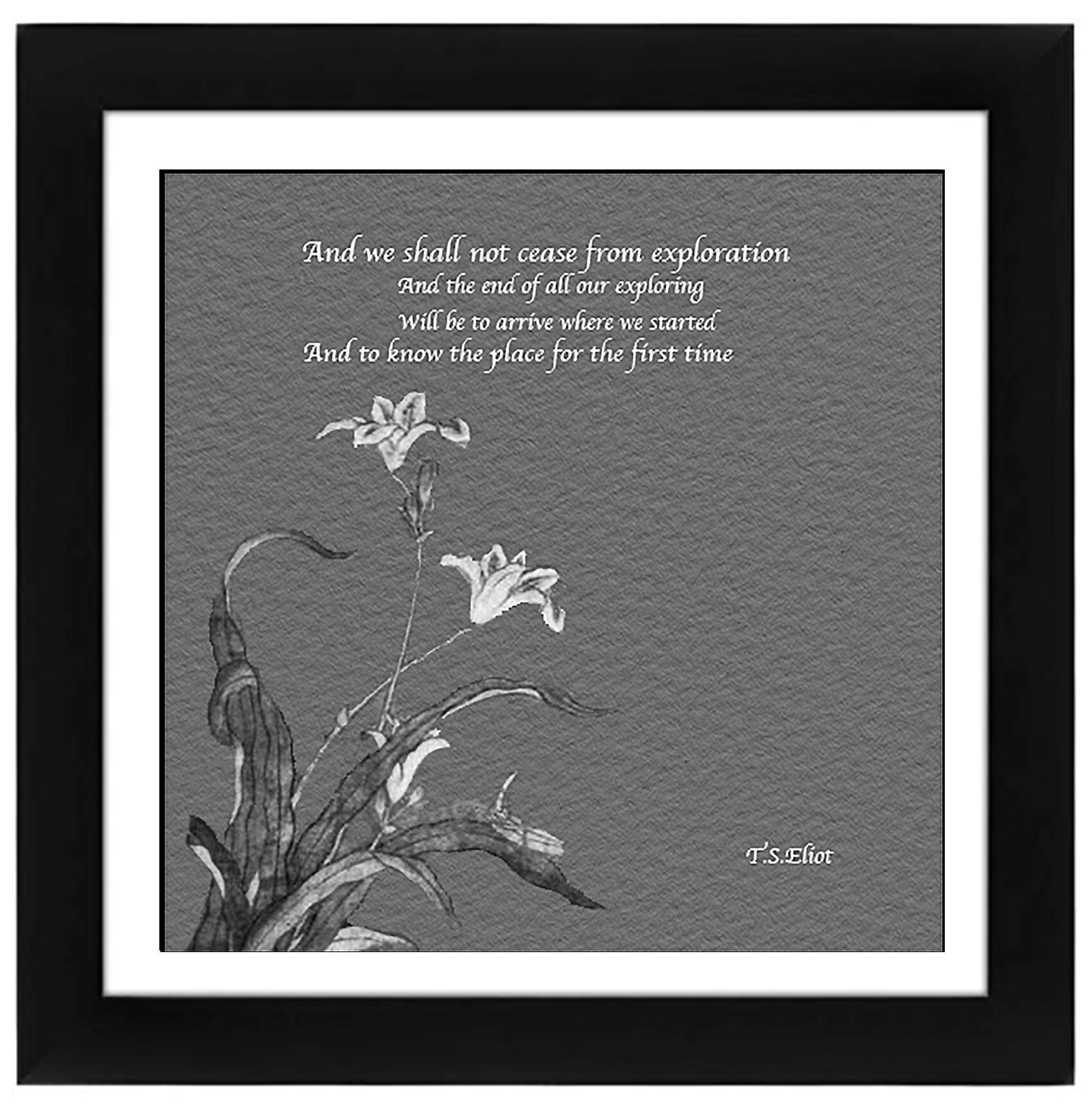 The Wasteland T.S. Eliot | Literary quotes, image size:2500x2538