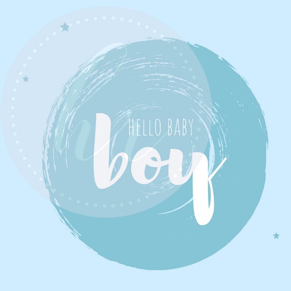 Digital Gender Reveal Instagram Gender Reveal Baby Boy Etsy