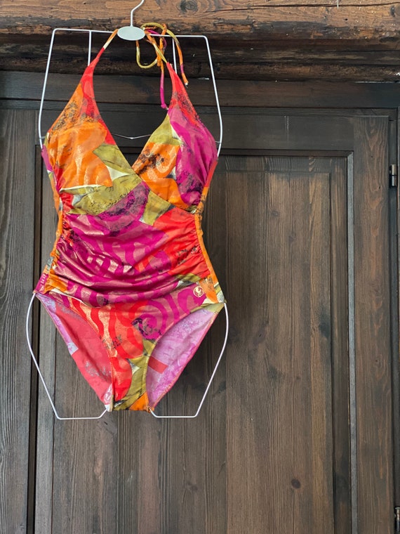 Vintage swimsuite// one piece swimwear//beach wear
