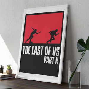 The Last of Us Part 2, Minimalist Wall Art Illustration, Wall Decor, Video Game Decor