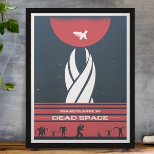 Dead Space Wall Art Print The Marker und USG Ishimura Decor - Sci-Fi Horror Poster für Gamer & Fans