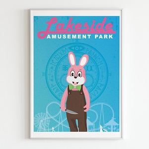 Silent Hill 3 Lakeside Amusement Park Wall Art Illustration