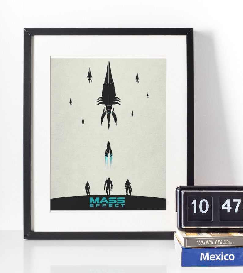 Mass Effect Wall Poster Video Game Decor Games Room Art - Etsy