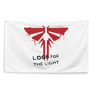 Last of Us Firefly Tapestry Wall Hanging – Video Game Decor, Gaming Room Art, Bedroom & Dorm Room Gift