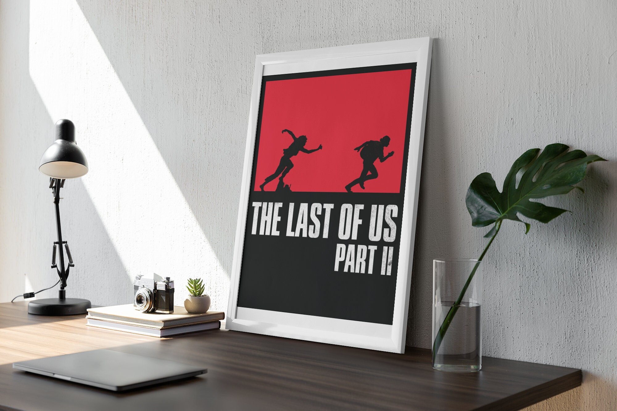 The Last of Us Part 2, Minimalist Wall Art Illustration, Wall Decor, Video Game Decor