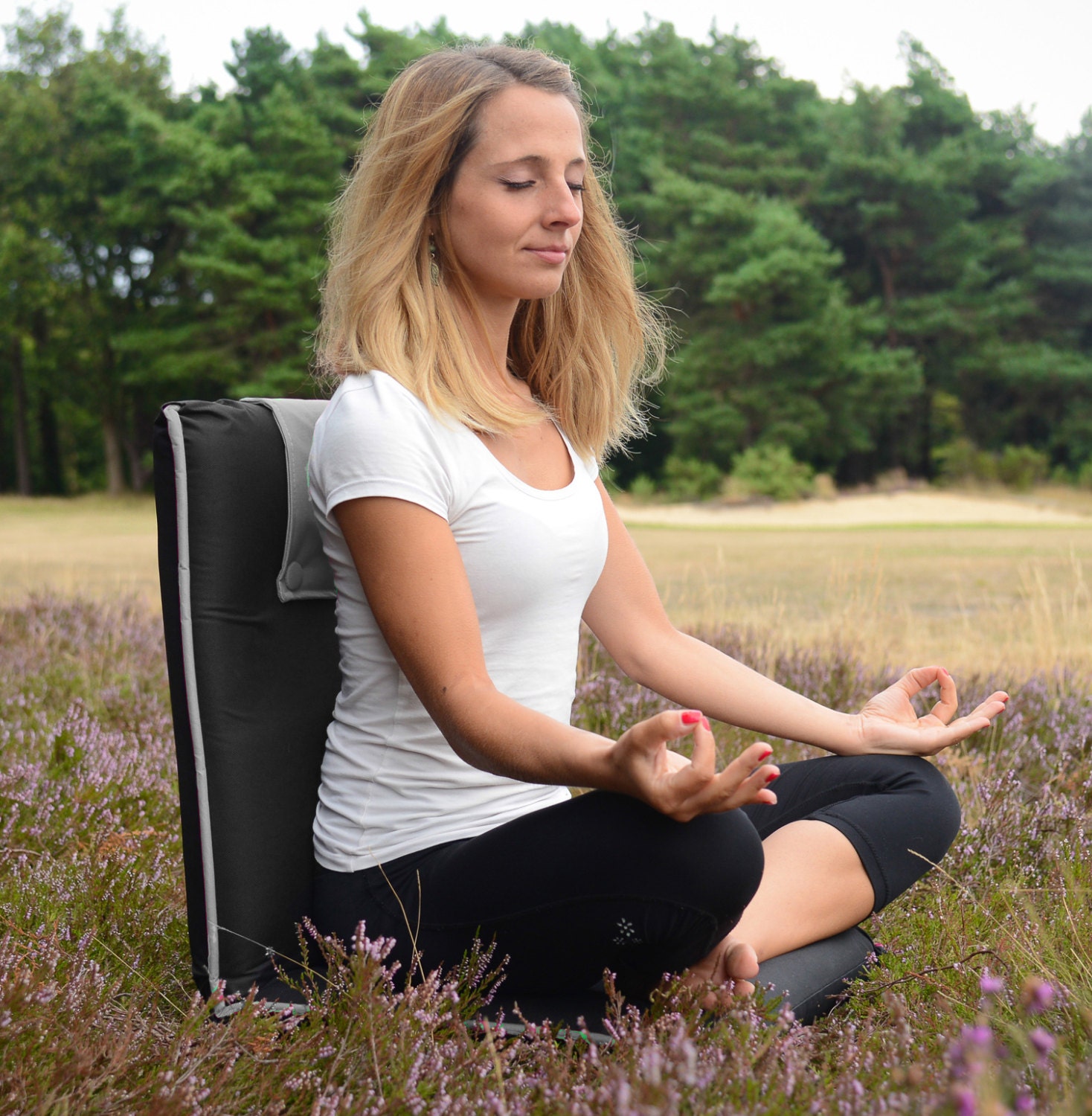 Omlove Grey Buddhi Yoga Meditation Reclining Floor Chair Etsy