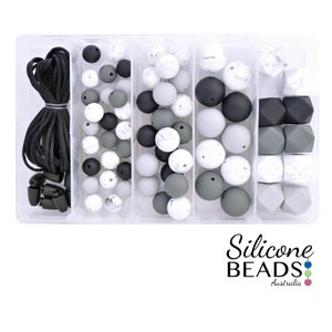 Silicone Bead DIY Jewellery Kit - 50 Shades Australia
