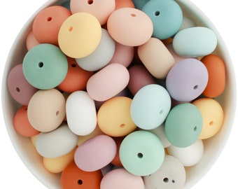 19mm Abacus Silicone Beads  |  Wholesale Beads Australia