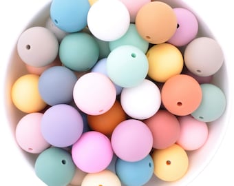 19mm Round Silicone Beads  | Wholesale Beads Australia