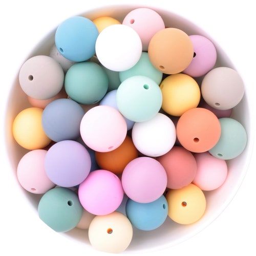 15mm Round Silicone Beads BPA Free Wholesale Beads Etsy Australia