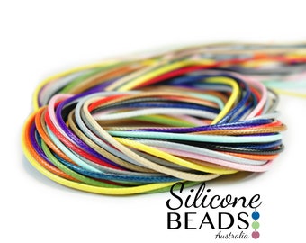 Waxed polyester cord - 1.5mm Australia