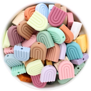 Arch Silicone Bead | BPA Free | Exclusive Design | Silicone Beads Australia | 5 pack