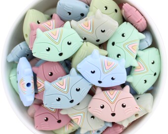 Boho Fox Silicone Bead | BPA Free | Australia | *DISCONTINUED*