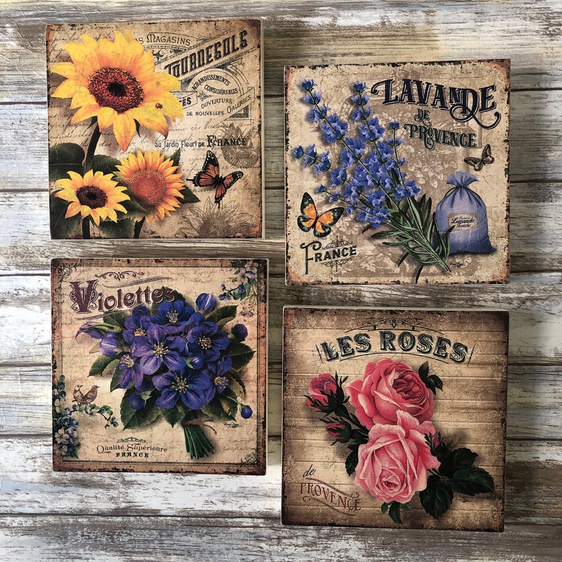 Flower Wall Art French Country Wall Decor French Country - Etsy