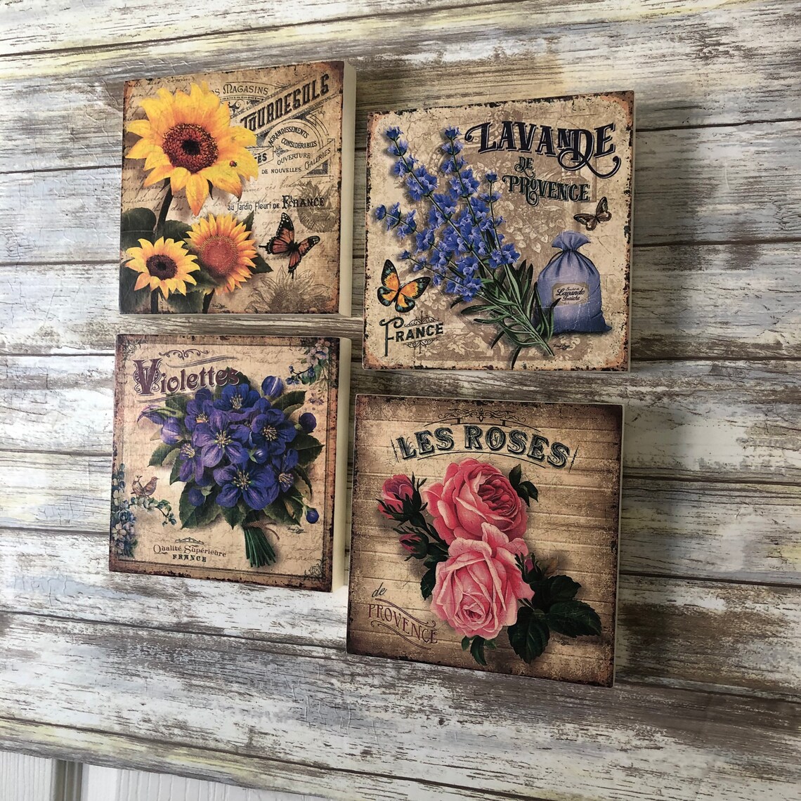 Flower Wall Art French Country Wall Decor French Country Etsy