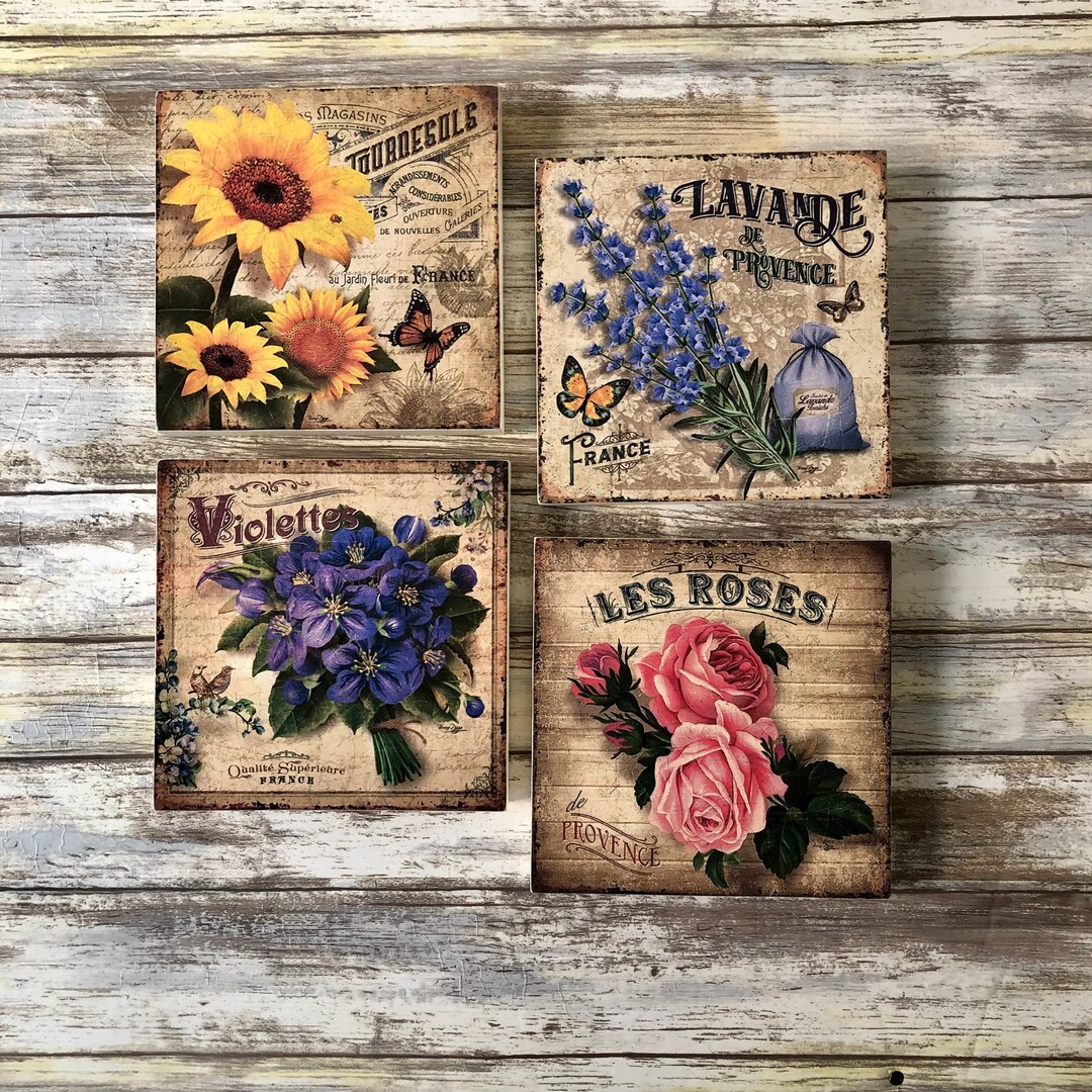 Flower Wall Art, French Country Wall Decor, French Country, Flower