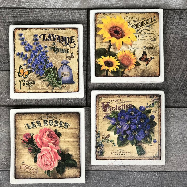 Flower Wall Art French Country Wall Decor French Country Etsy