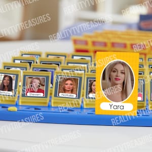 90 Day Guess Who Cards! Version 5 INSTANT DOWNLOAD