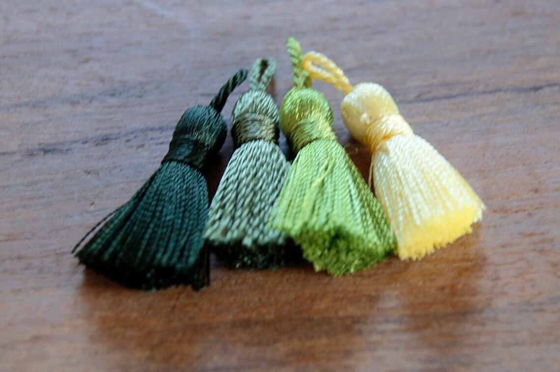 Yellow tassel 25cm tassel 1 or 3 or 10 units pack quality Etsy