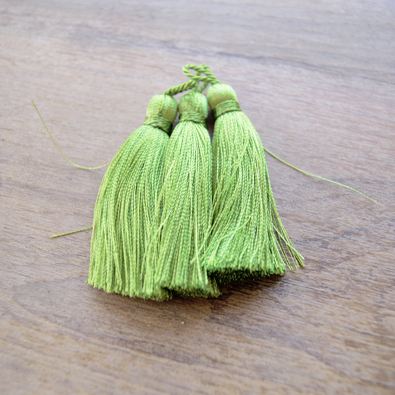 Lime green tassel green tassel quality tassel large tassel Etsy
