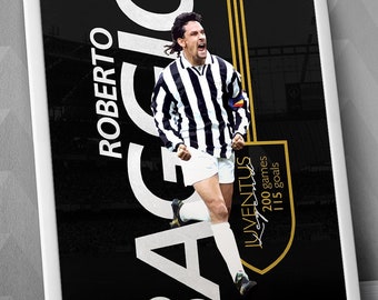 True Vintage 1991 Juventus Roberto Baggio Serie A Jersey - Etsy Canada