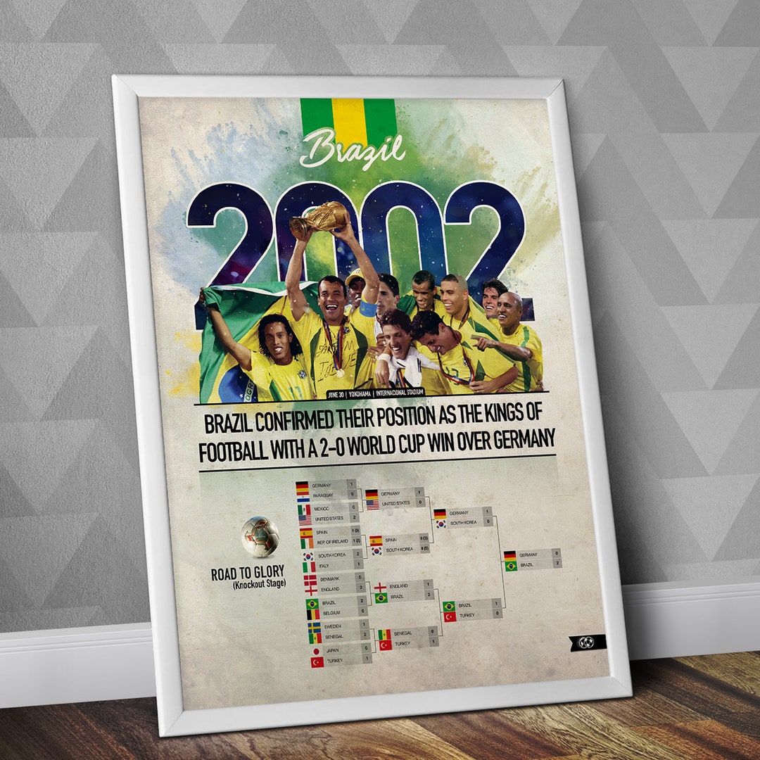 2002 Weltmeister / Brasilien National Mannschaft / Brasilien 2002