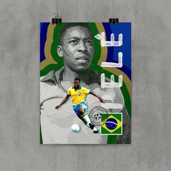 Carte D'argent Du Brésil (le Football) Illustration Stock - Illustration